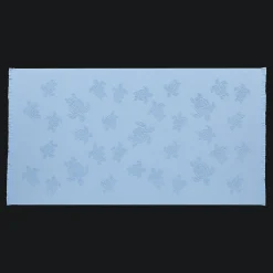 Flash Sale Vilebrequin Beach Fouta In Organic Cotton Turtles Jacquard Divine/Blue