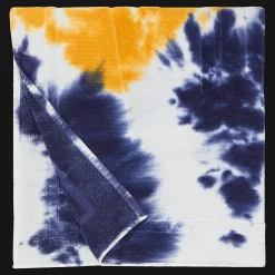 Flash Sale Vilebrequin Beach Towel Cotton Tie & Dye Navy/Blue