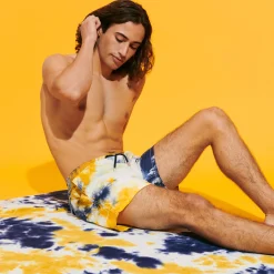Flash Sale Vilebrequin Beach Towel Cotton Tie & Dye Navy/Blue