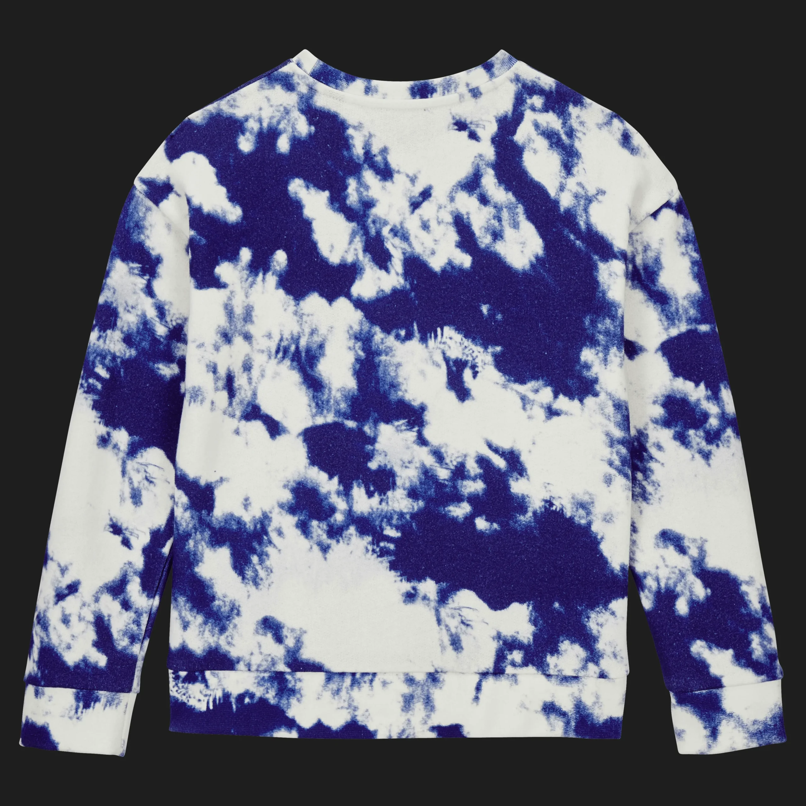 Best Sale Vilebrequin Boys Cotton Crewneck Sweatshirt Tie & Dye Navy/Blue