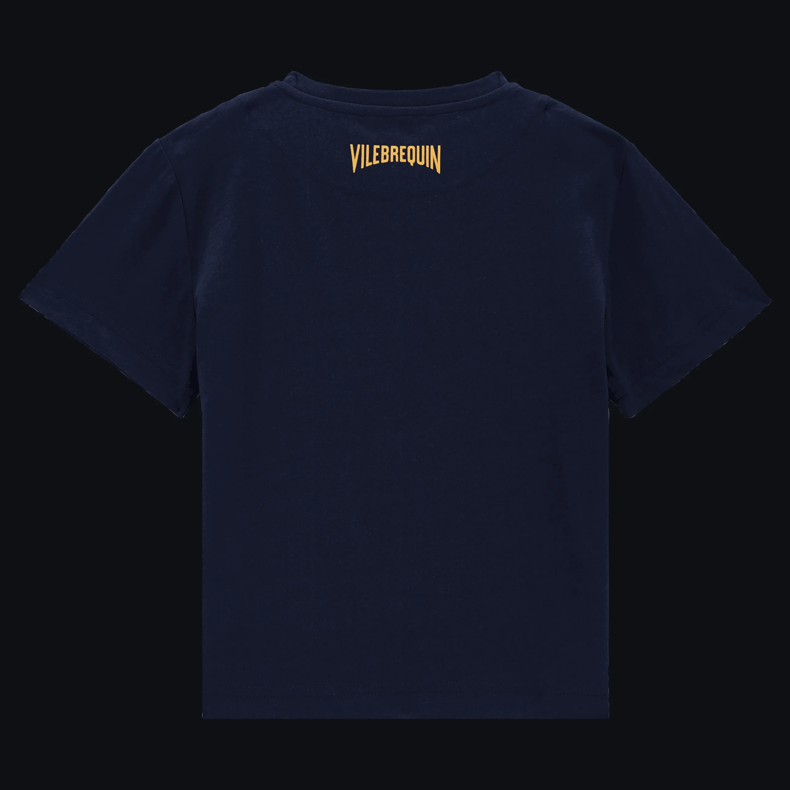 Fashion Vilebrequin Boys Cotton T-Shirt The Year Of The Rabbit Navy/Blue