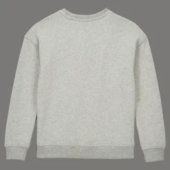 Cheap Vilebrequin Boys Crewneck Cotton Sweatshirt Logo Heather Grey/Grey