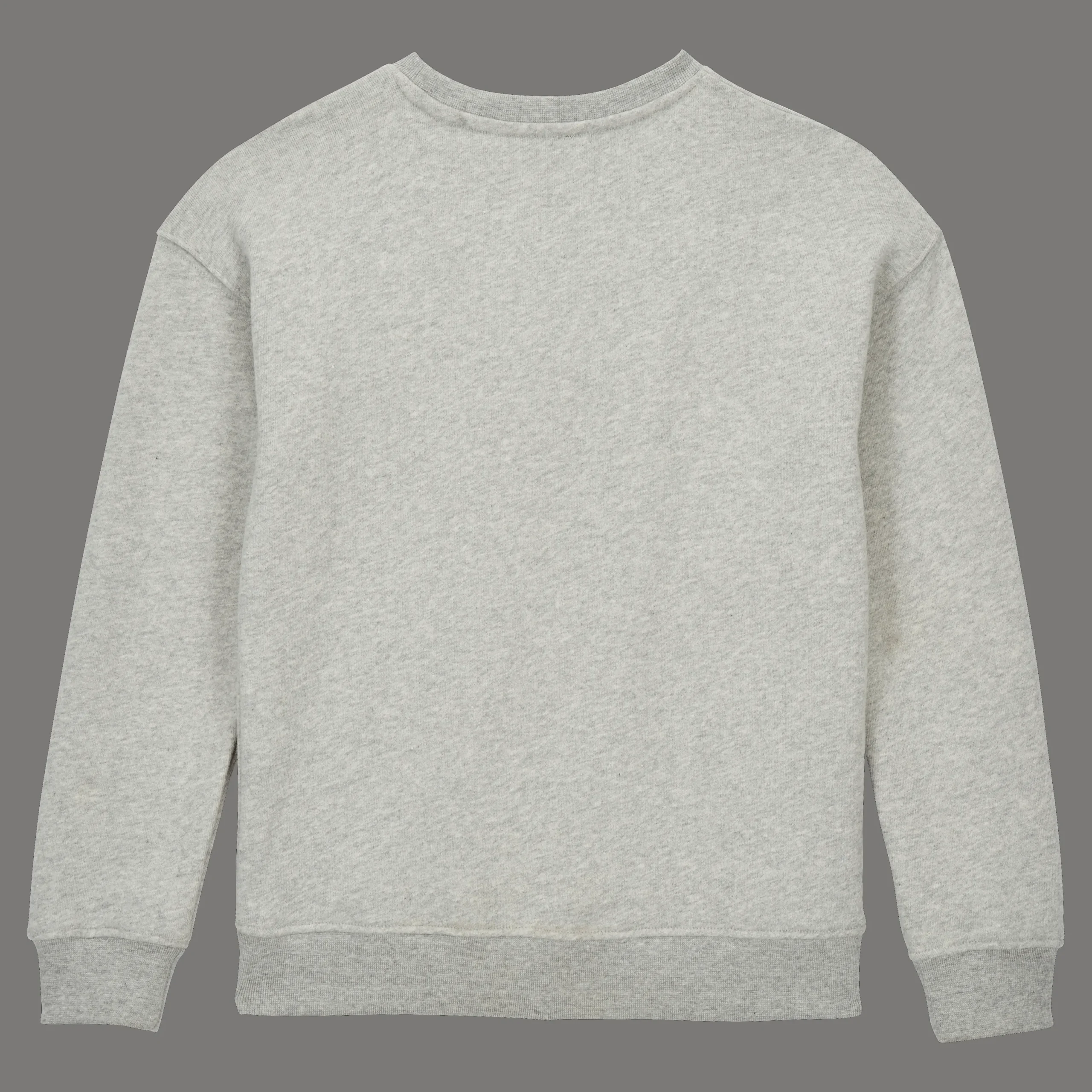 Cheap Vilebrequin Boys Crewneck Cotton Sweatshirt Logo Heather Grey/Grey