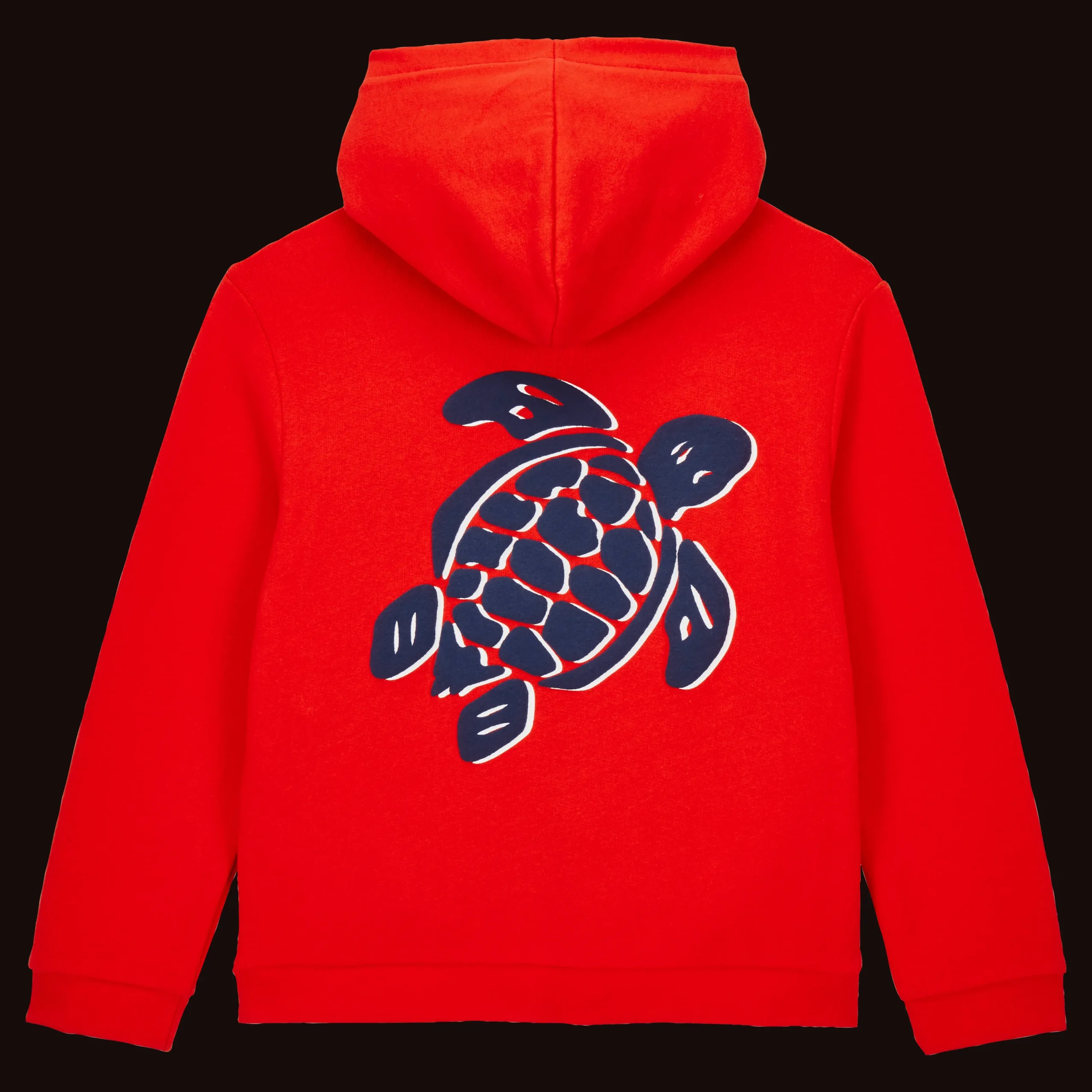 Cheap Vilebrequin Boys Front Zip Sweatshirt Turtle Print At The Back Poppy Red/Red