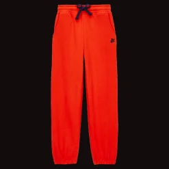 Outlet Vilebrequin Boys Jogger Pants Solid Poppy Red/Red