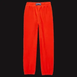 Outlet Vilebrequin Boys Jogger Pants Solid Poppy Red/Red