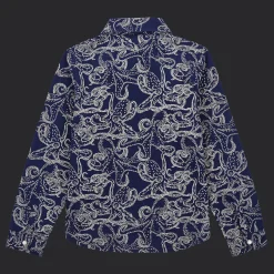 Sale Vilebrequin Boys Shirt Macro Octopussy Navy/Blue