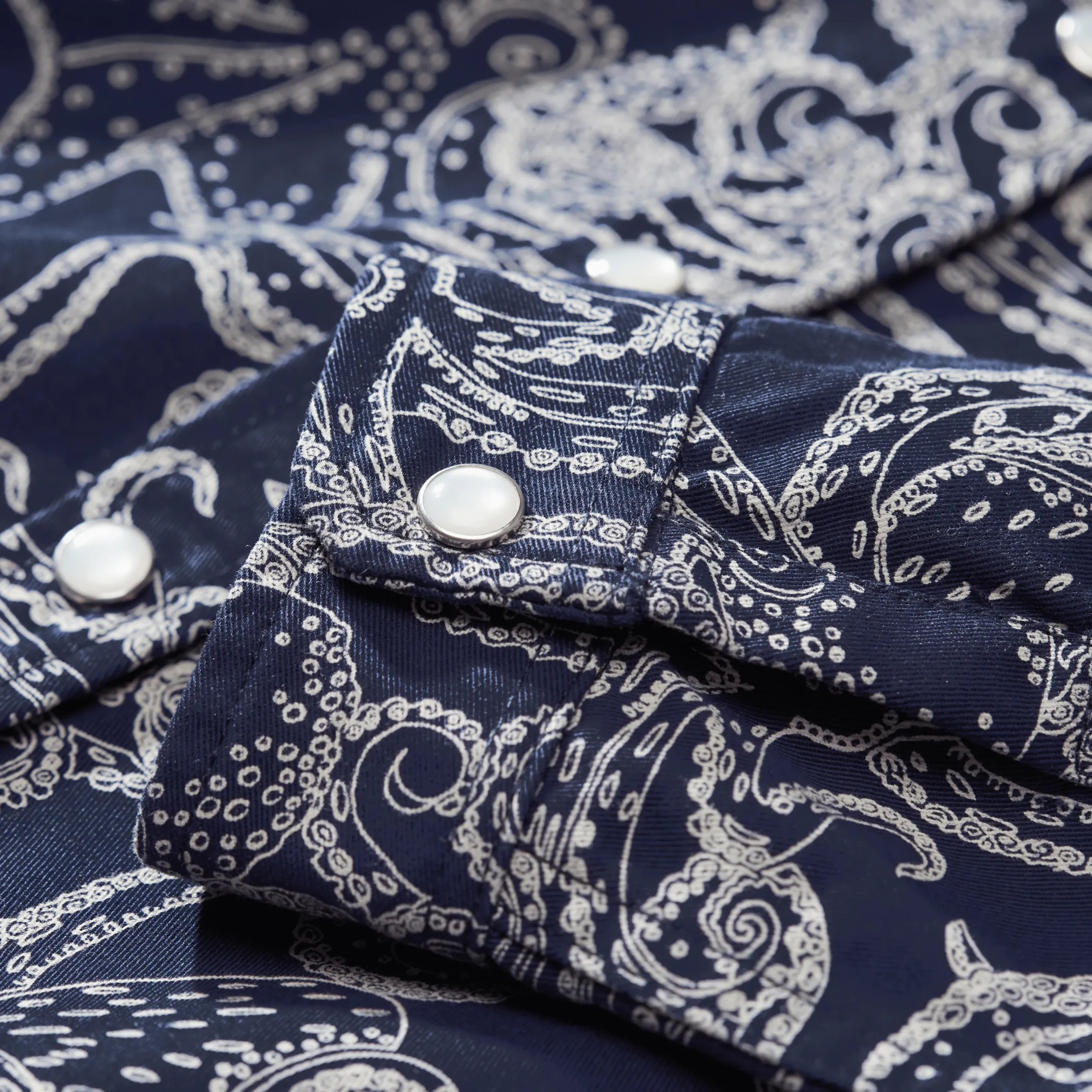 Sale Vilebrequin Boys Shirt Macro Octopussy Navy/Blue