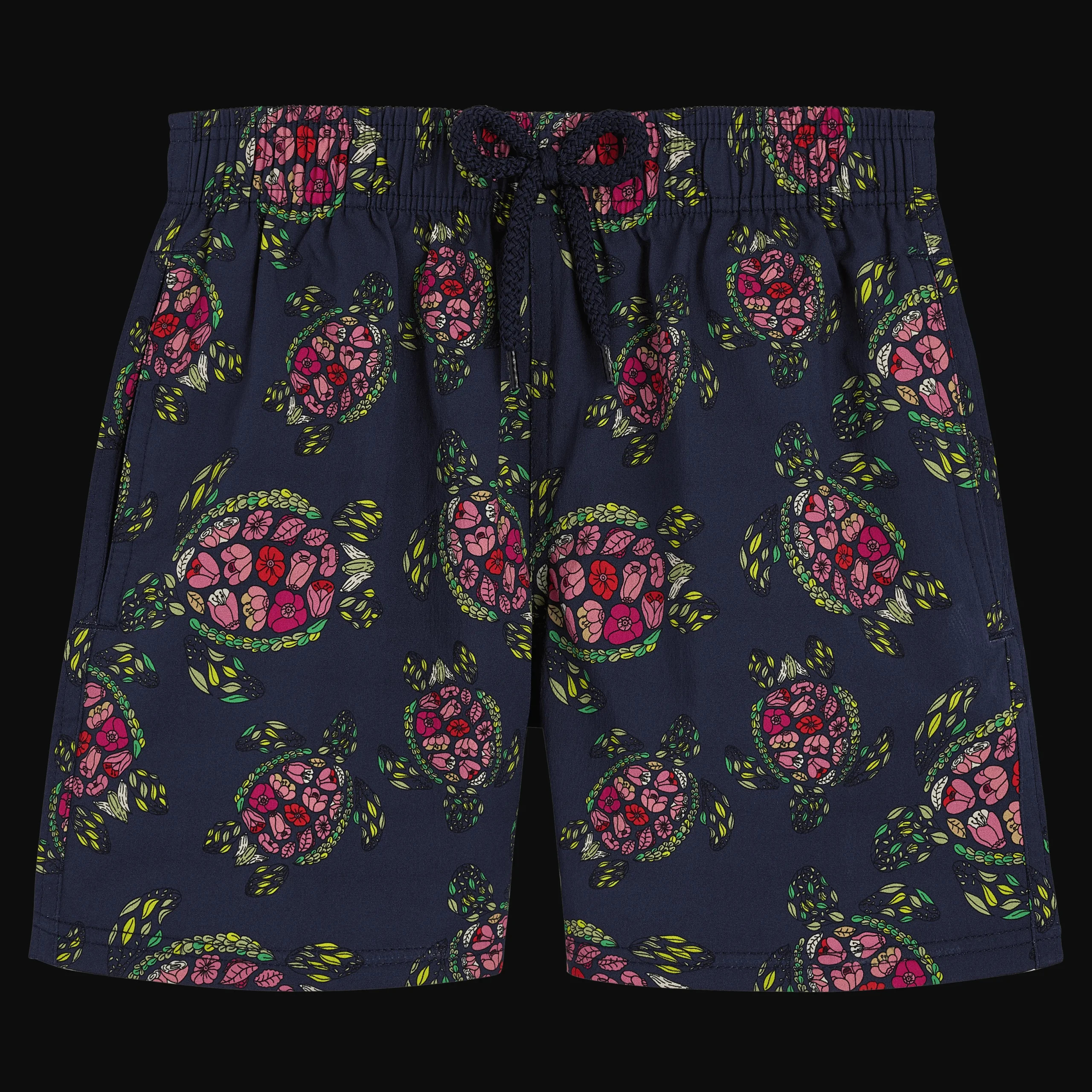 Clearance Vilebrequin Boys Stretch Swim Shorts Provencal Turles Navy/Blue