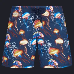 Clearance Vilebrequin Boys Swim Shorts Neo Medusa Navy/Blue