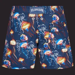 Clearance Vilebrequin Boys Swim Shorts Neo Medusa Navy/Blue