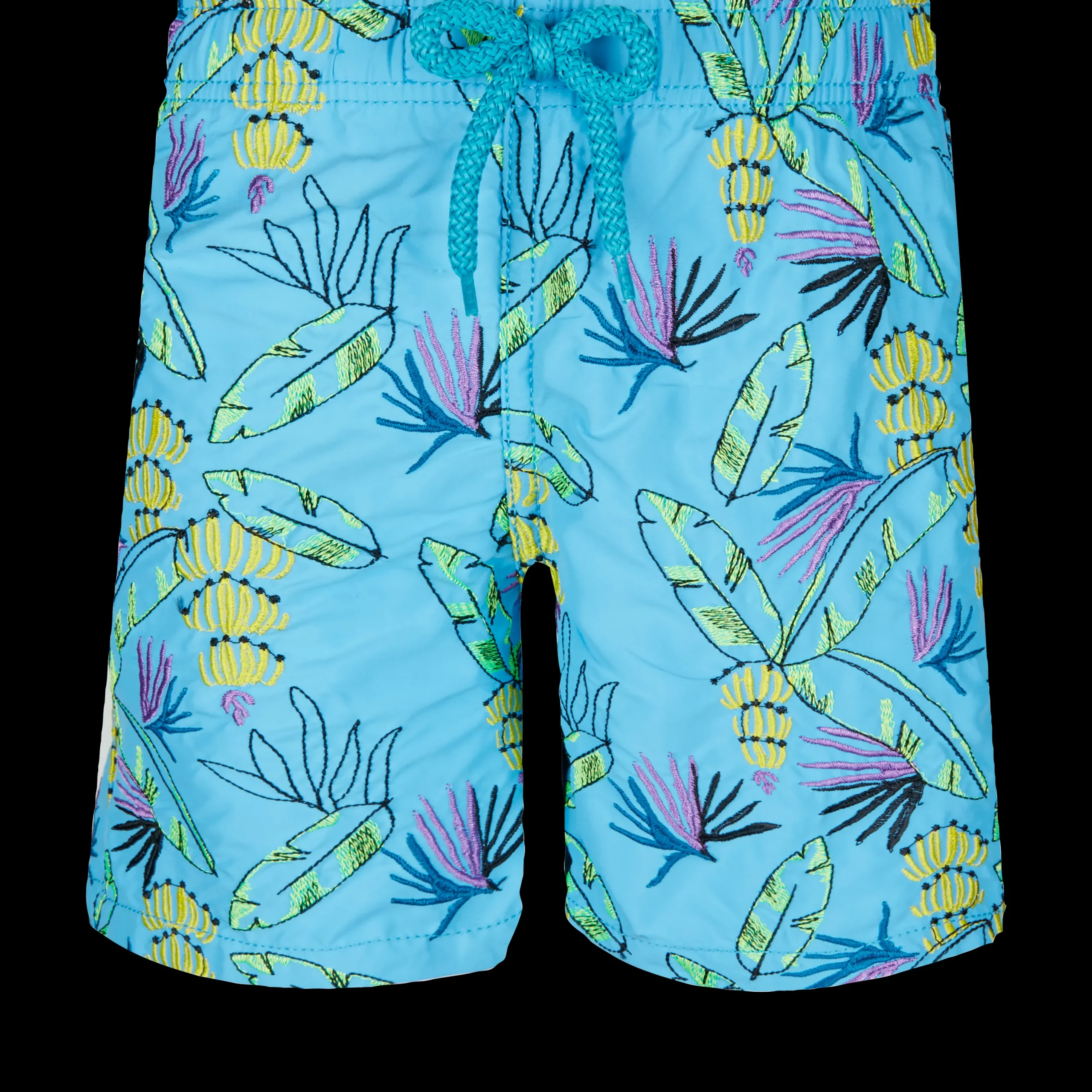 Shop Vilebrequin Boys Swim Trunks Go Bananas Jaipuy/Blue