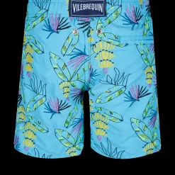 Shop Vilebrequin Boys Swim Trunks Go Bananas Jaipuy/Blue
