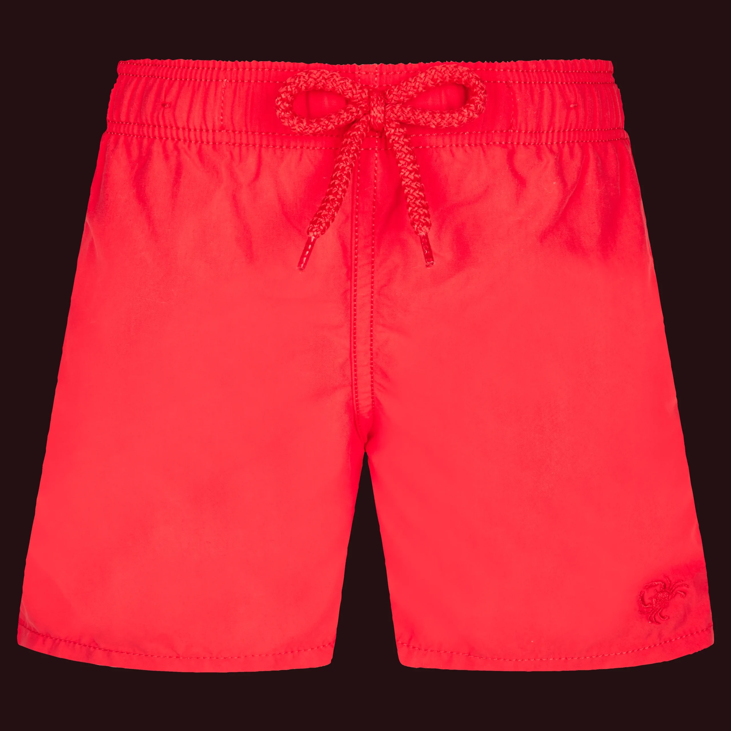 Cheap Vilebrequin Boys Swim Trunks Water-Reactive Crabs & Schrimps Poppy Red/Red
