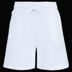 Hot Vilebrequin Boys Terry Bermuda Solid White/White