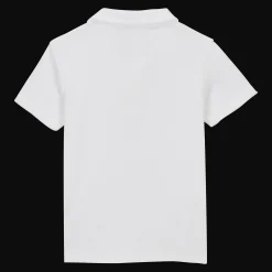 Fashion Vilebrequin Boys Terry Polo Shirt Solid White/White