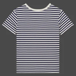 Clearance Vilebrequin Boys T-Shirt Stripes Navy/White/Blue