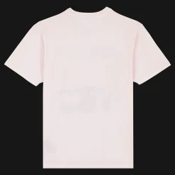 Discount Vilebrequin Cotton Men T-Shirt Waiting For Sun Tea Pink/Pink