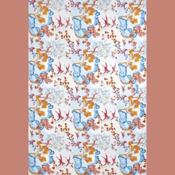 Outlet Vilebrequin Cotton Voile Pareo Peaceful Trees White/White