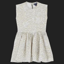 Sale Vilebrequin Girls Dress Dentelles White/White