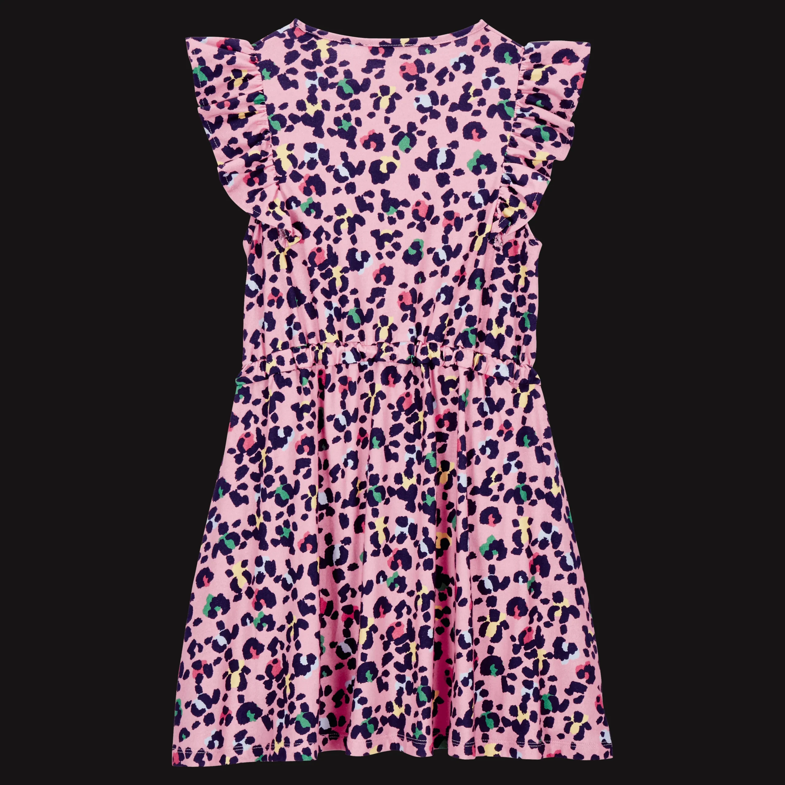 Sale Vilebrequin Girls Dress Turtles Leopard Candy/Pink