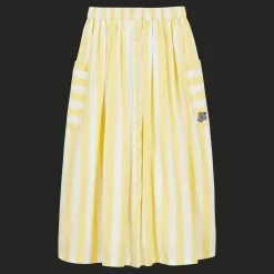 Cheap Vilebrequin Girls Long Skirt Stripes Sunflower/Yellow