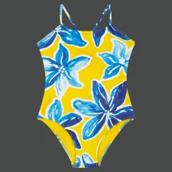 Outlet Vilebrequin Girls One-Piece Swimsuit Raiatea Sun/Yellow