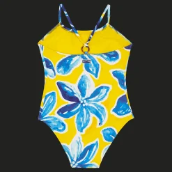Outlet Vilebrequin Girls One-Piece Swimsuit Raiatea Sun/Yellow