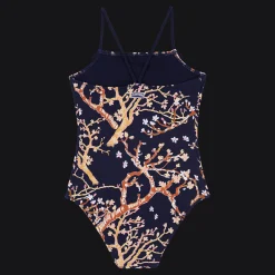 Store Vilebrequin Girls One-Piece Swimsuit Sweet Blossom Navy/Blue