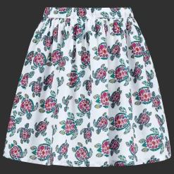 Store Vilebrequin Girls Skirt Provencal Turtle White/White