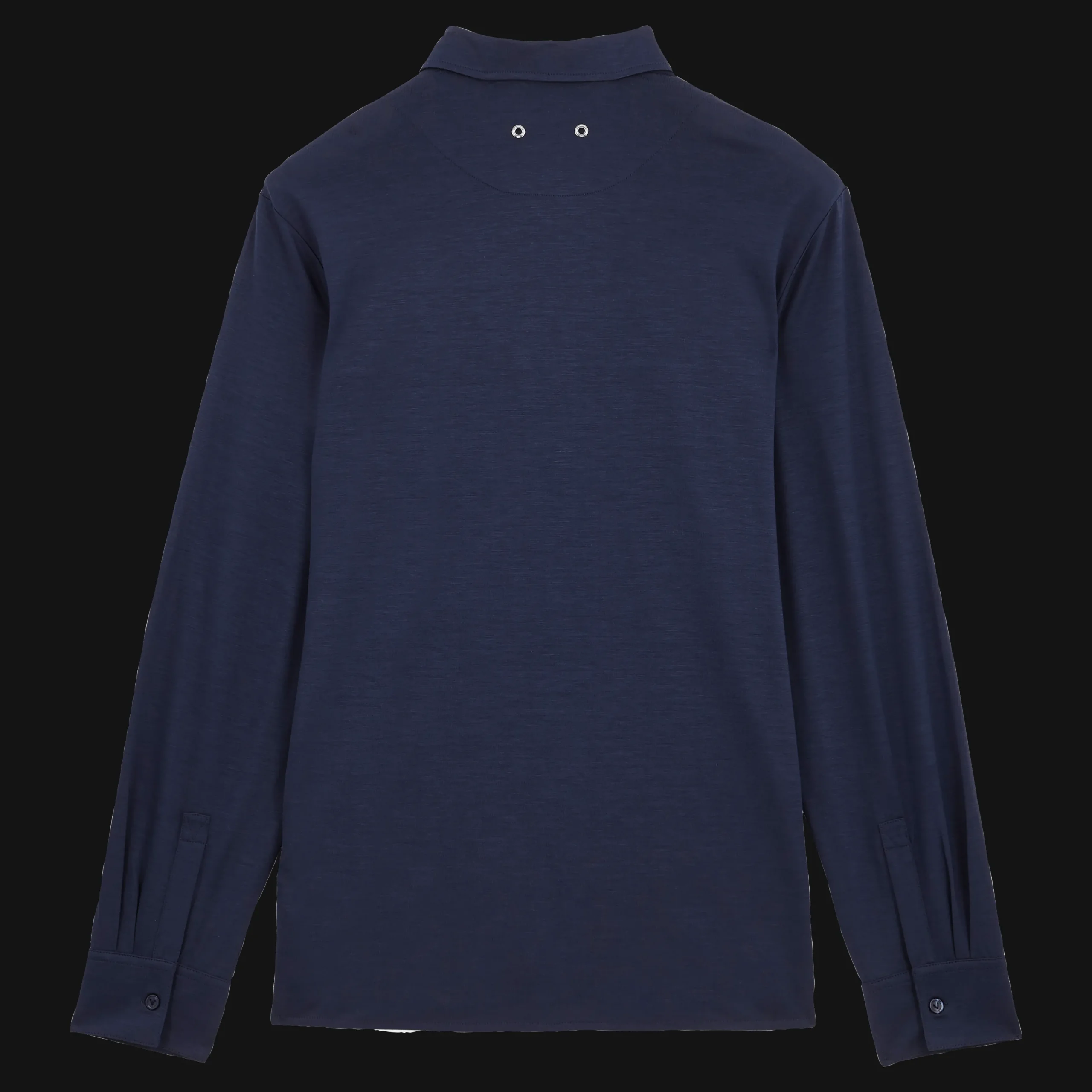 Online Vilebrequin Jersey Tencel Men Shirt Navy/Blue