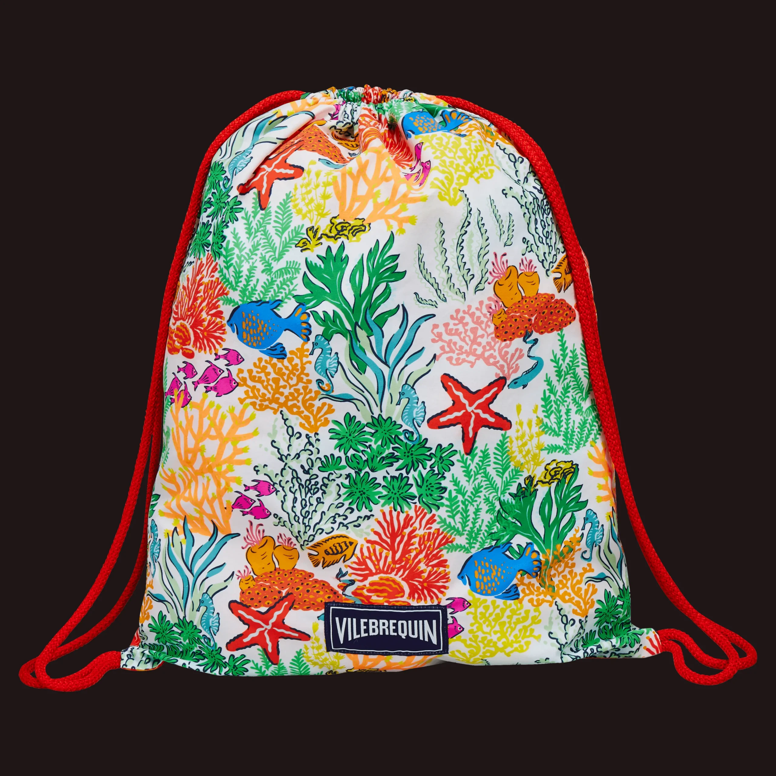 Cheap Vilebrequin Kids Backpack Fonds Marins Multicolores White/White