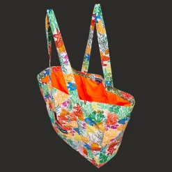 Fashion Vilebrequin Kids Bag Fonds Marins Multicolores White/White