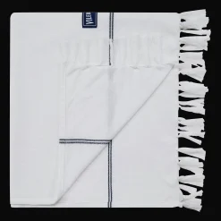 Store Vilebrequin Kids Beach Towel Solid White/White