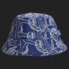 Sale Vilebrequin Kids Cotton Bucket Hat Macro Octopussy Navy/Blue