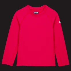 Sale Vilebrequin Kids Rashguard Textured Solid Fuchsia/Pink