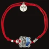 Clearance Vilebrequin Kids String Enameled Turtle Bracelet - X Gas Bijoux Poppy Red/Red