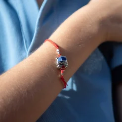 Clearance Vilebrequin Kids String Enameled Turtle Bracelet - X Gas Bijoux Poppy Red/Red