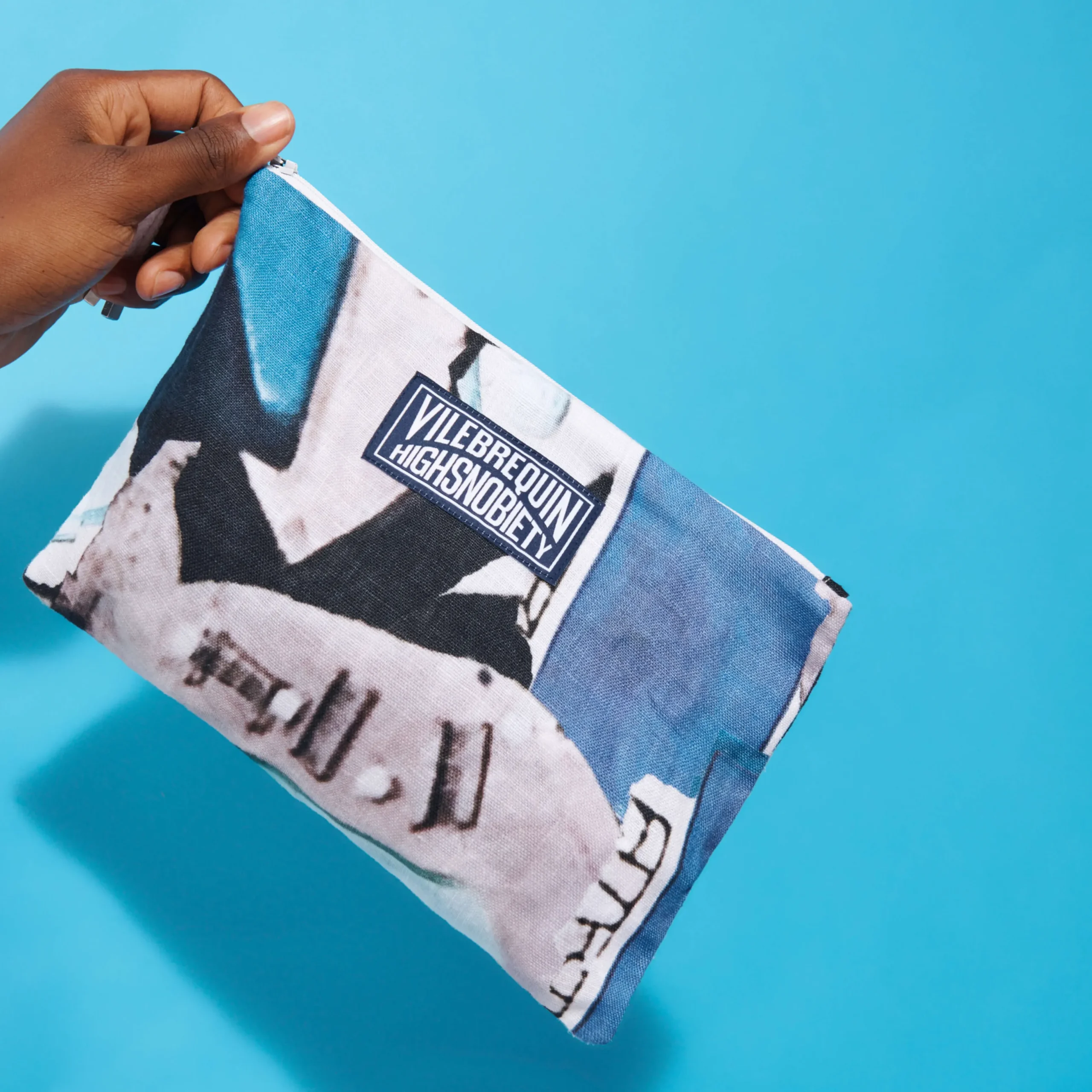 Best Vilebrequin Linen Beach Pouch Californian Pool Dogtown - X Highsnobiety Blue Note/Blue