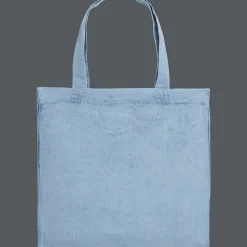 Cheap Vilebrequin Linen Turtle Unisex Tote Bag Mineral Dye Source/Blue