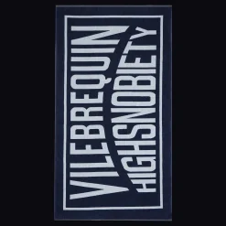 New Vilebrequin Logo Beach Towel - X Highsnobiety Deep Blue/Blue