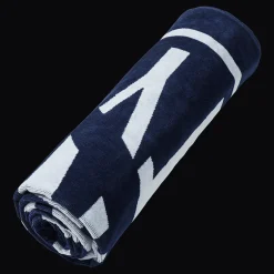 New Vilebrequin Logo Beach Towel - X Highsnobiety Deep Blue/Blue
