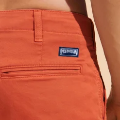 Sale Vilebrequin Men Bermuda Solid Rust/Orange