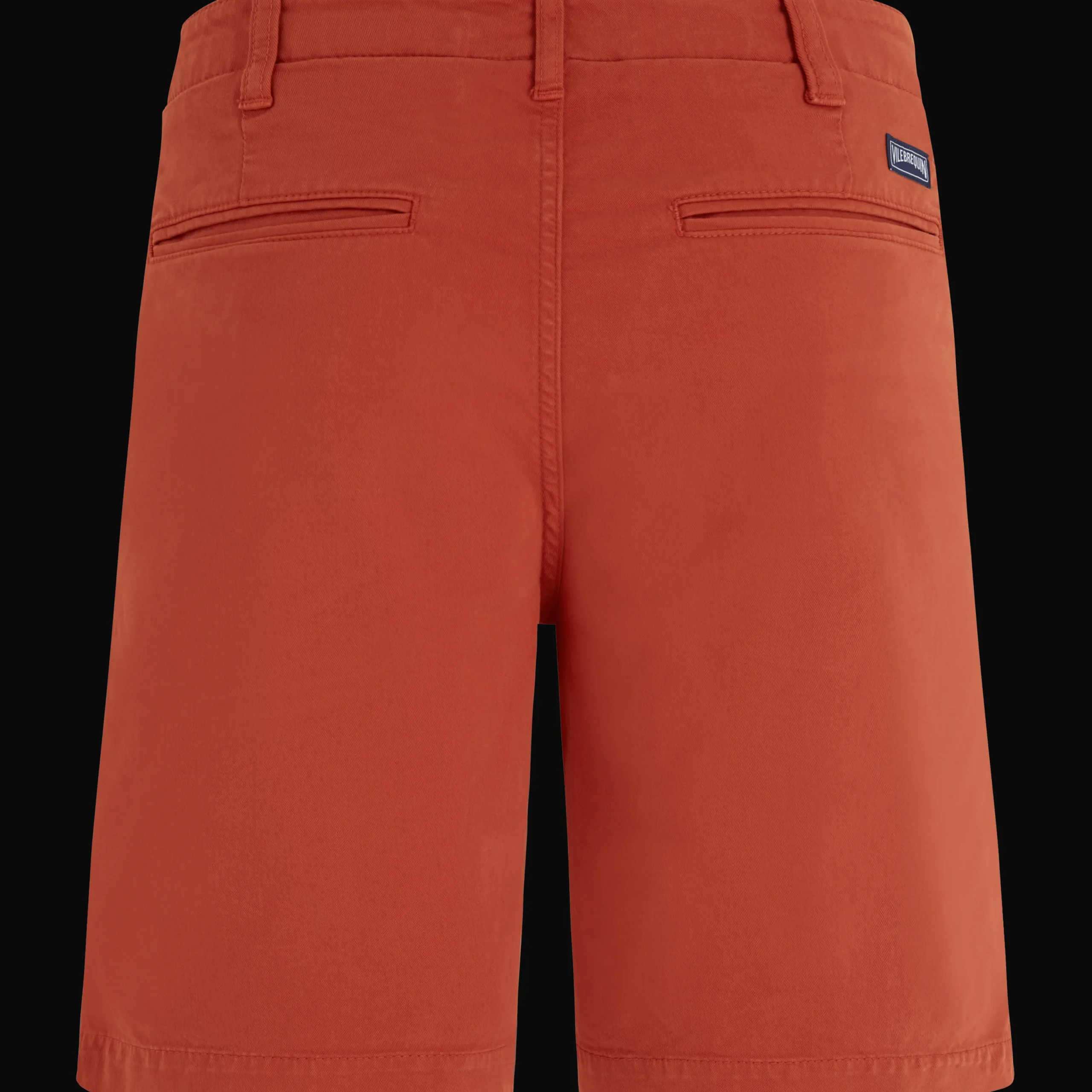 Sale Vilebrequin Men Bermuda Solid Rust/Orange