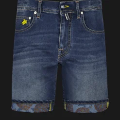Outlet Vilebrequin Men Bermuda Trunks Carapaces Med Denim W2/Blue
