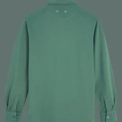 Cheap Vilebrequin Men Changing Cotton Pique Shirt Linden/Green
