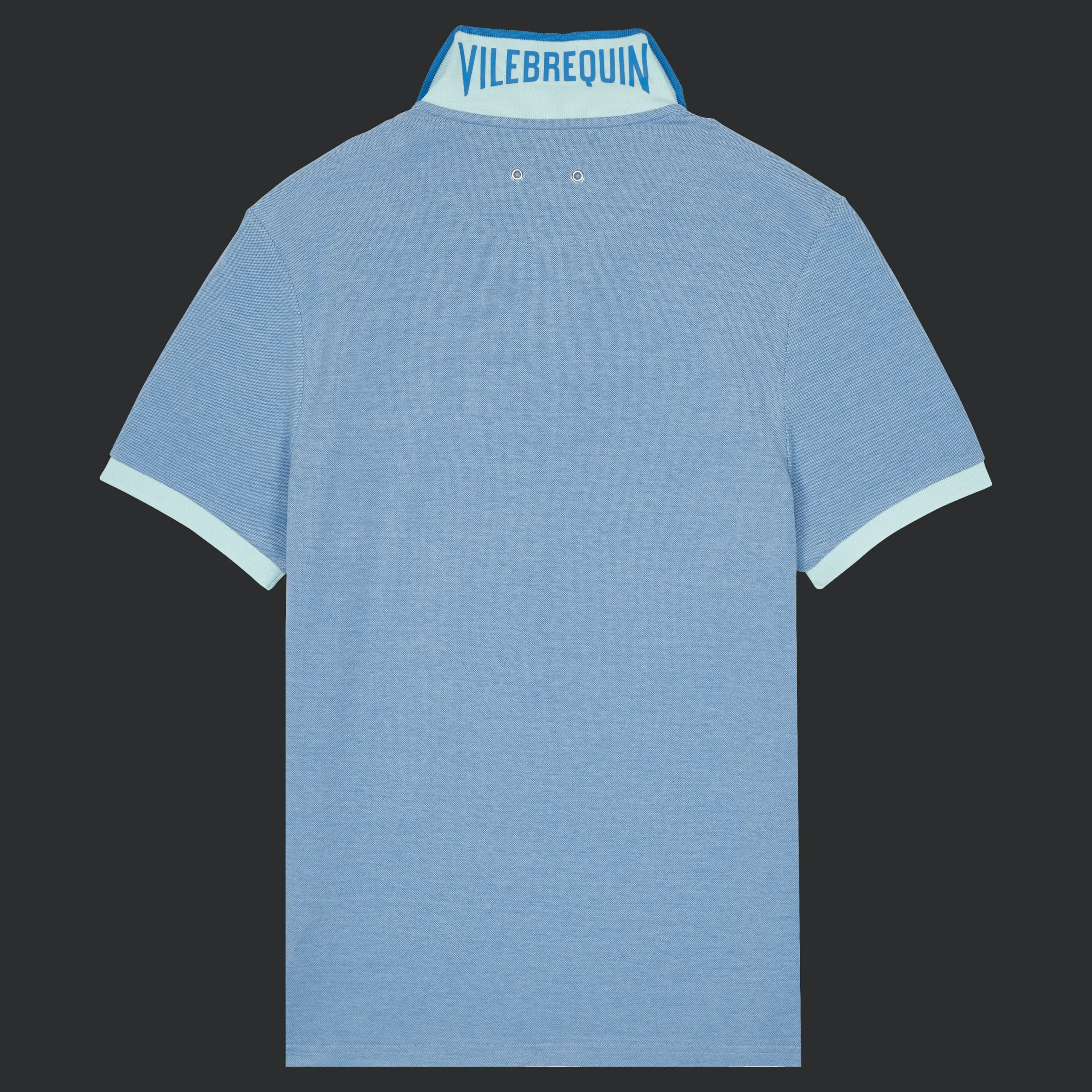 Flash Sale Vilebrequin Men Cotton Changing Color Pique Polo Shirt Thalassa/Blue