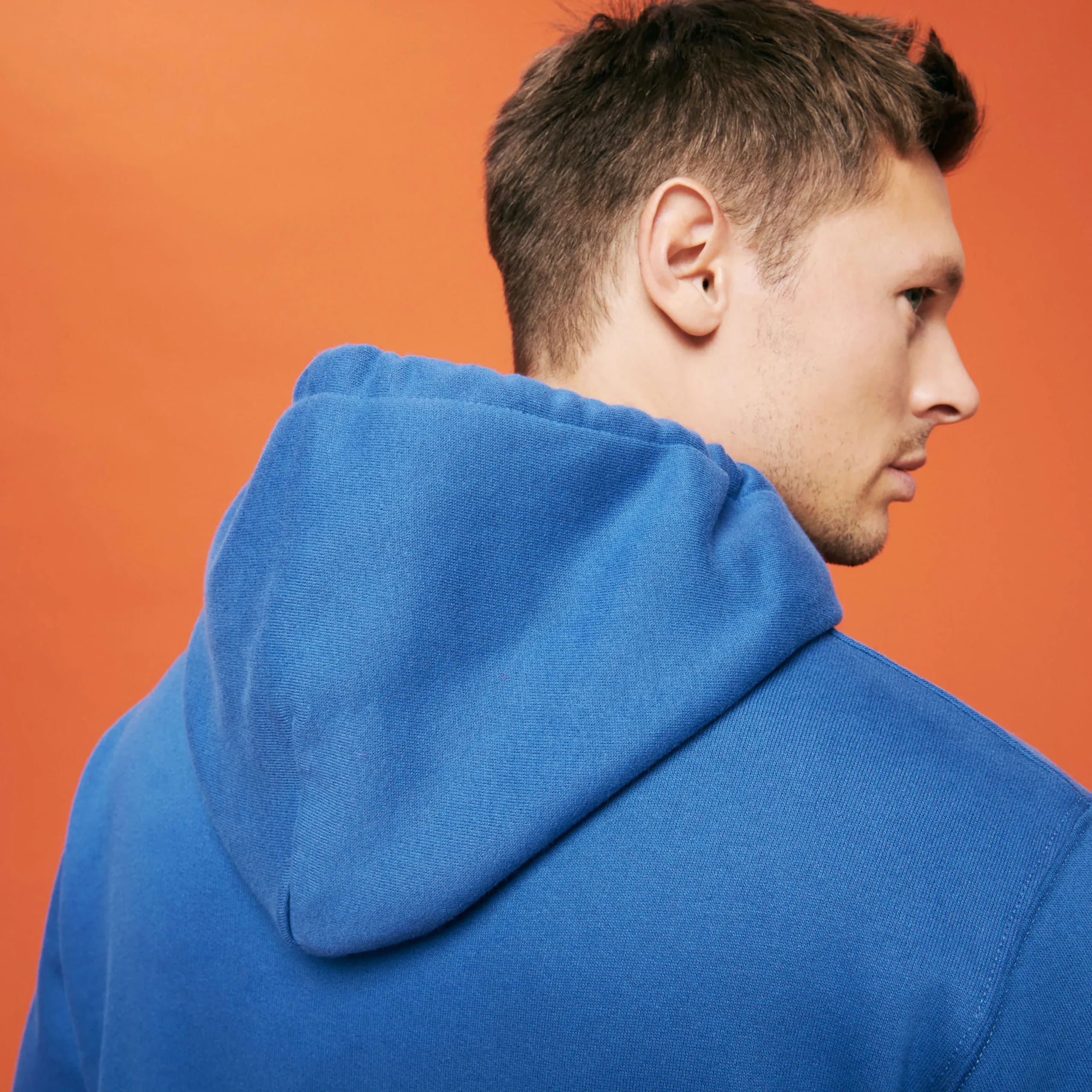Clearance Vilebrequin Men Cotton Hoodie Sweatshirt Solid Sea Blue/Blue