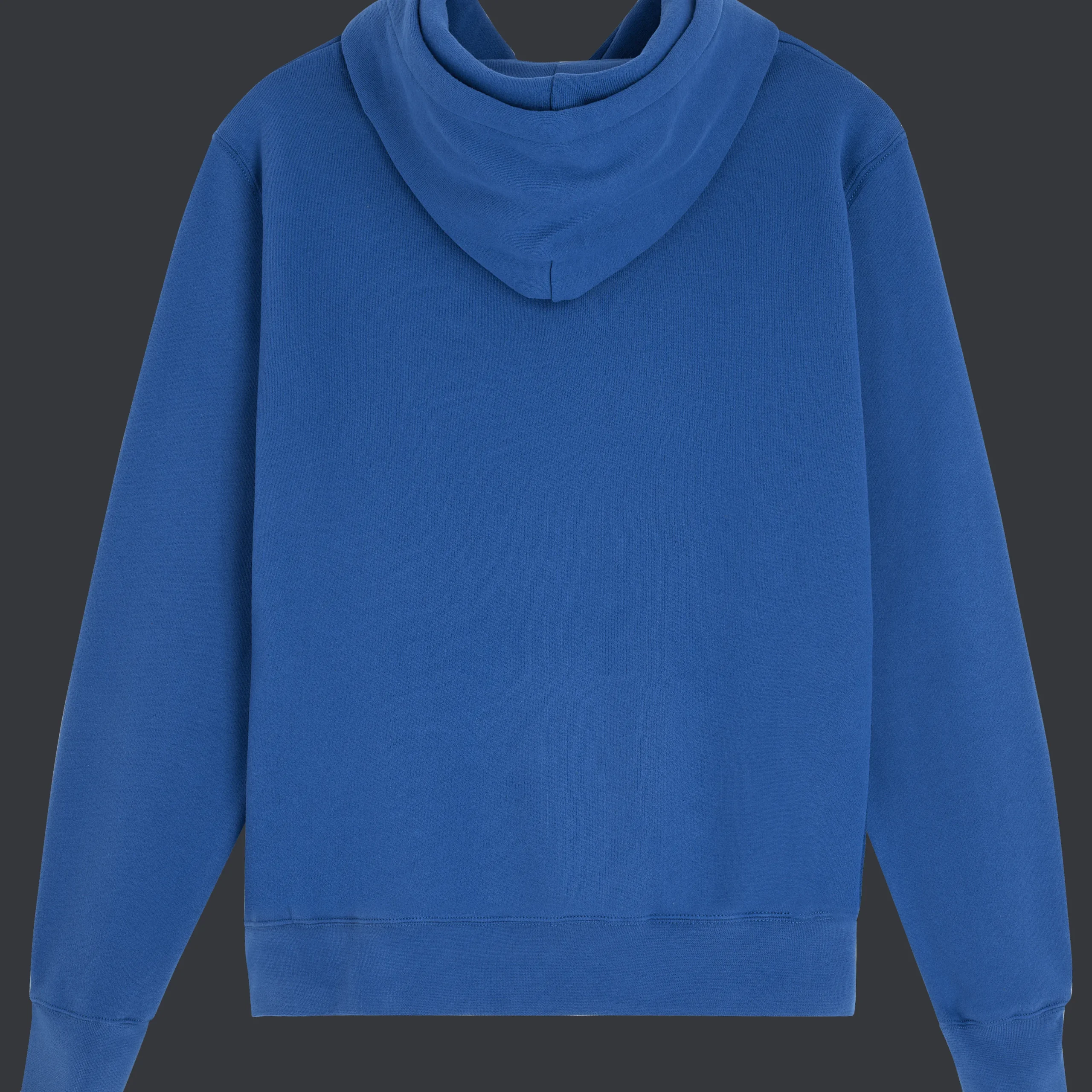 Clearance Vilebrequin Men Cotton Hoodie Sweatshirt Solid Sea Blue/Blue