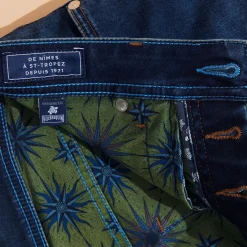 Shop Vilebrequin Men Cotton Jeans 5-Pockets Sud Med Denim W2/Blue